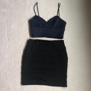 Topshop top/skirt set